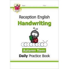 Reception Handwriting Daily Practice Book: Autumn Term (Cgp Reception Daily Workbooks) [Paperback]