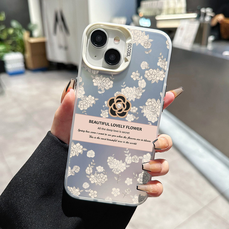 เคสสำหรับ iPhone 6 Plus 6s Plus 7 Plus 8 Plus SE 2020 X Xr Xs Max เคสดอกไม้ - รูปที่ 5