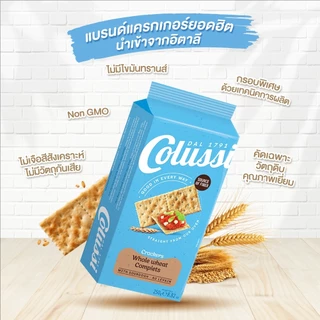 โคลุสซี่ โฮลวีท แครกเกอร์ 250 กรัม │ Colussi Whole Wheat Crackers 250 g