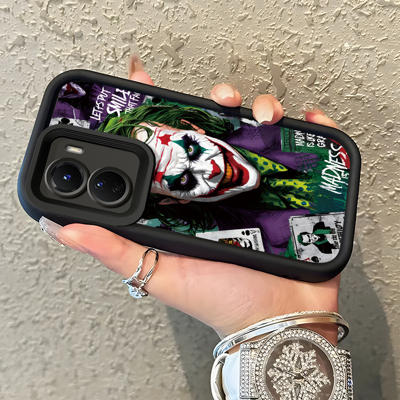 เคสสำหรับ VIVO Y16 4G VIVO Y35 5G VIVO Y56 5G เคสซิลิโคนป้องกันการตกหล่นแบบนิ่มรวมทุกอย่างใหม่เคสโทรศัพท์มีลายตัวตลก