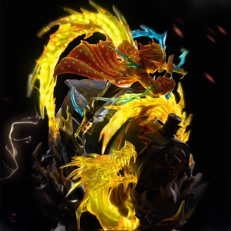 Demon Slayer Zenitsu Akaza Nezuko Tanjiro Douma Figure Lucky Bag Mystery Box BlinDBox Doll Figure Of