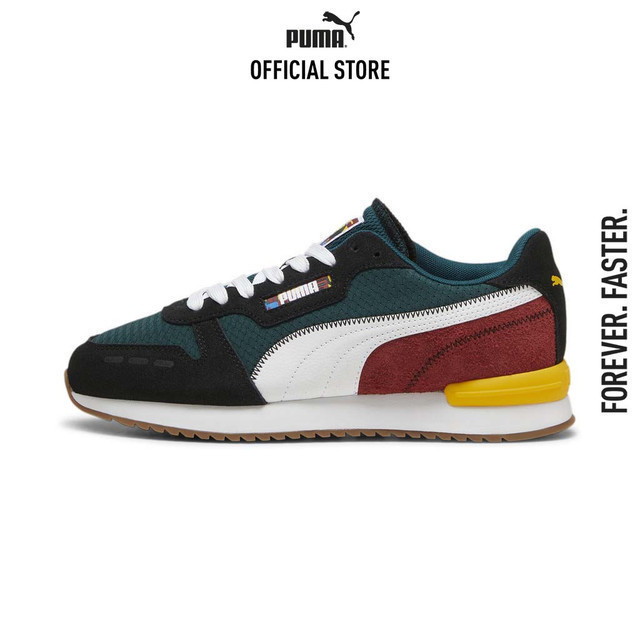 PUMA BASICS - รองเท้าผ้าใบยูนิเซ็กซ์ R78 Year Of Sports สีเขียว - 39785201