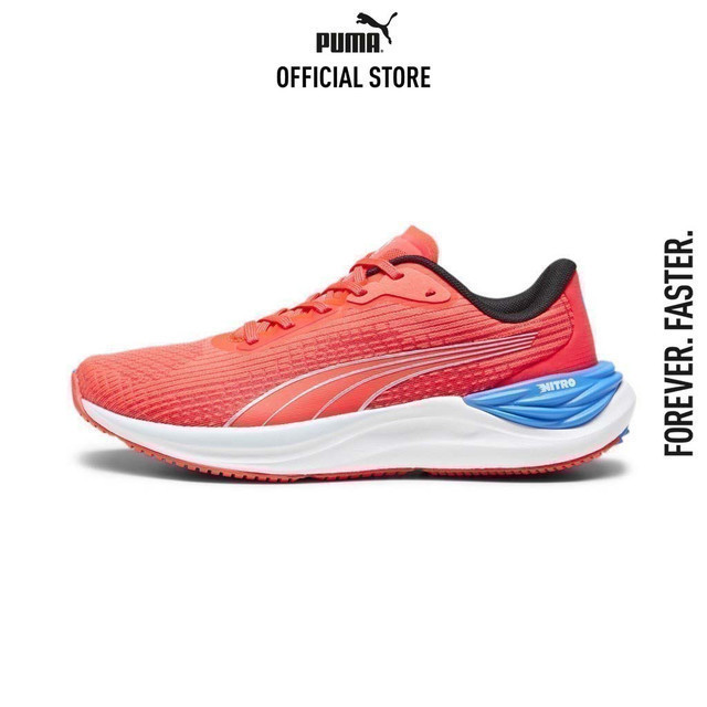 PUMA RUNNING - รองเท้าวิ่งผู้หญิง Electrify NITRO 3 สีแดง - 37845605