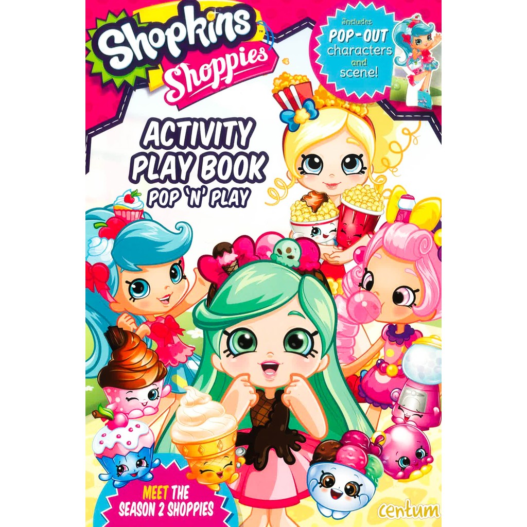 BBW หนังสือ SHOPKINS SHOPPIES PRESS OUT & PLAY ACTIVITY BOOK