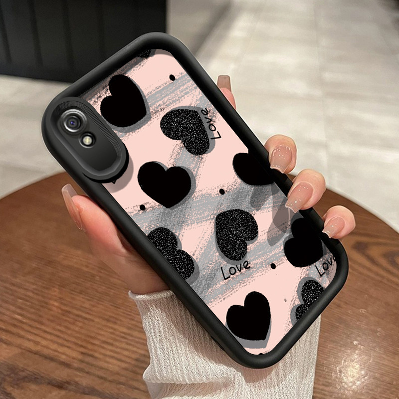 เคสสำหรับ Xiaomi Redmi 9A Redmi 9i Redmi 9T Redmi 9 Power เคสกันแดดป้องกันปลอกซิลิโคนดีไซน์เคสโทรศัพท์ความรัก