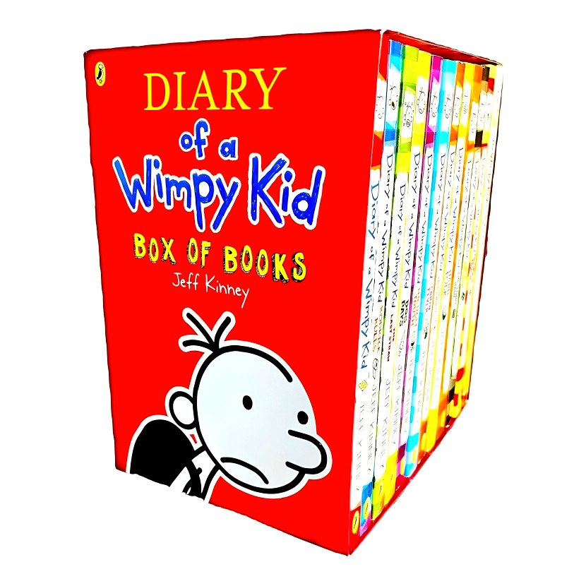 BBW หนังสือ Diary Of A Wimpy Kid Collection (12 Books) By Jeff Kinney ISBN: 9780241351802