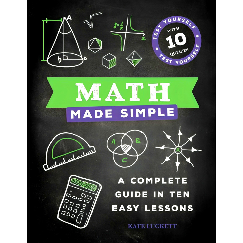 BBW หนังสือ MATH MADE SIMPLE ISBNarna - 9781645172536