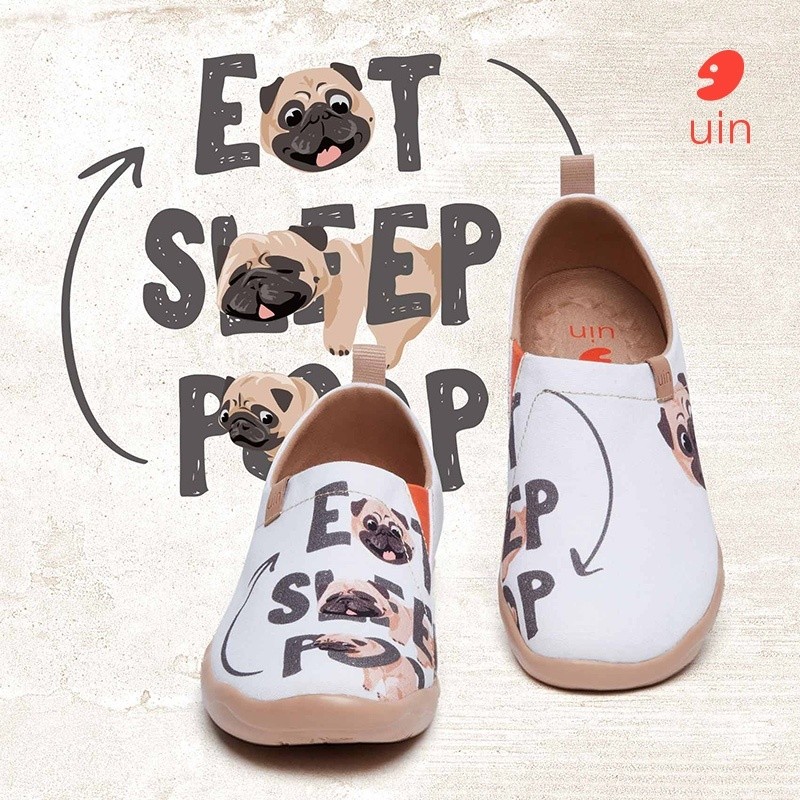 Uin Toledo1 รองเท้าผ้าใบโลฟเฟอร์ลําลอง พื้นนิ่ม น้ําหนักเบา ระบายอากาศ เหมาะกับการพกพาเดินทาง สําหรับสตรี