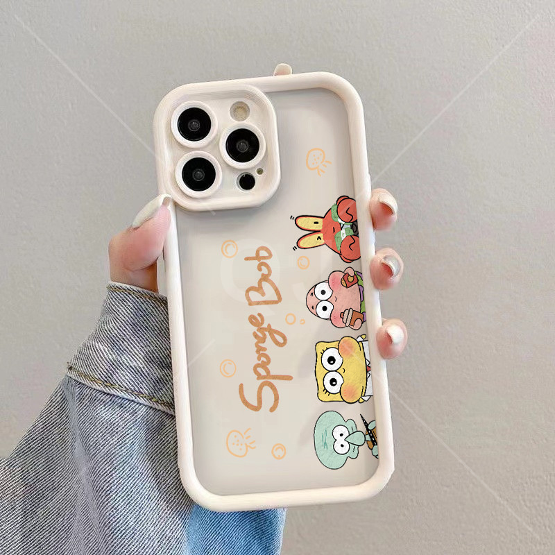 เคส สําหรับ iPhone 16 Pro Max 16 Pro 16 15 Pro Max 15 Pro 15 14 Pro Max 14 Pro 14 13 Pro Max 13 Pro 16 Plus 15 Plus 14 Plus การ์ตูน Bikini Bottom กรณีโทรศัพท์