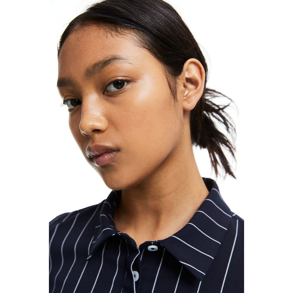 H&M Woman Tapered-waist shirt 1155486_1