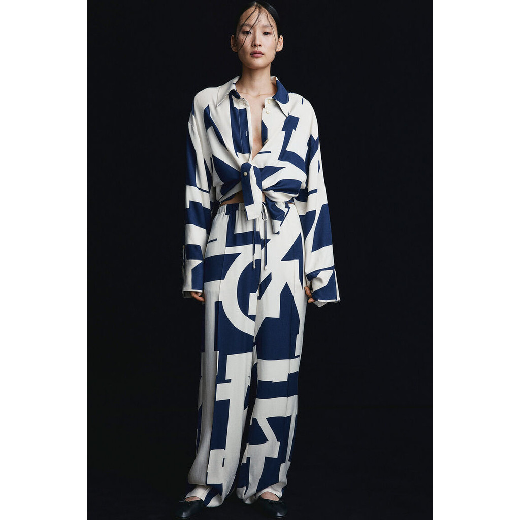 H&M Woman Wide trousers 1215834_1