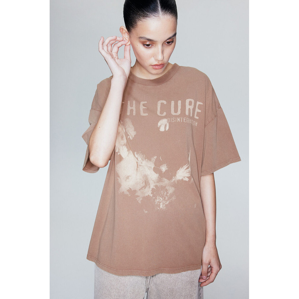 H&M Woman Oversized printed T-shirt 1227727_6