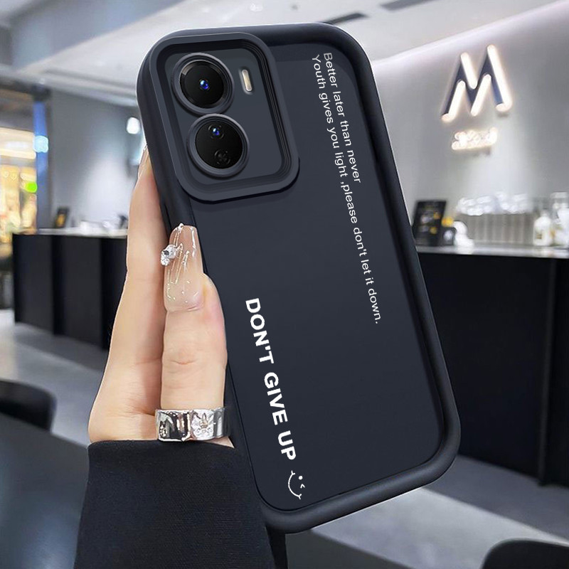 เคสสำหรับ VIVO Y16 4G VIVO Y35 5G VIVO Y56 5G เคสป้องกันการกระแทกซิลิโคนป้องกันลายนิ้วมือที่เรียบง่าย
