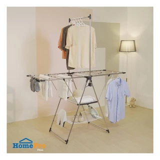 PLIM ราวตากผ้าแบบปีก พร้อมราวแขวน 156.5x68x192 ซม. จัดส่งโดย HomePro