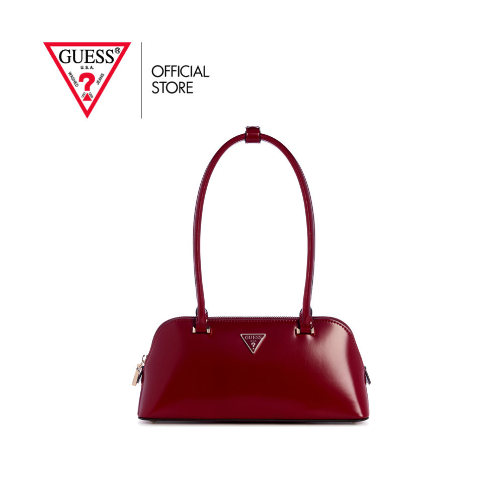 GUESS กระเป๋า รุ่น NG949608 ARNELA SHOULDER SATCHEL สีแดง