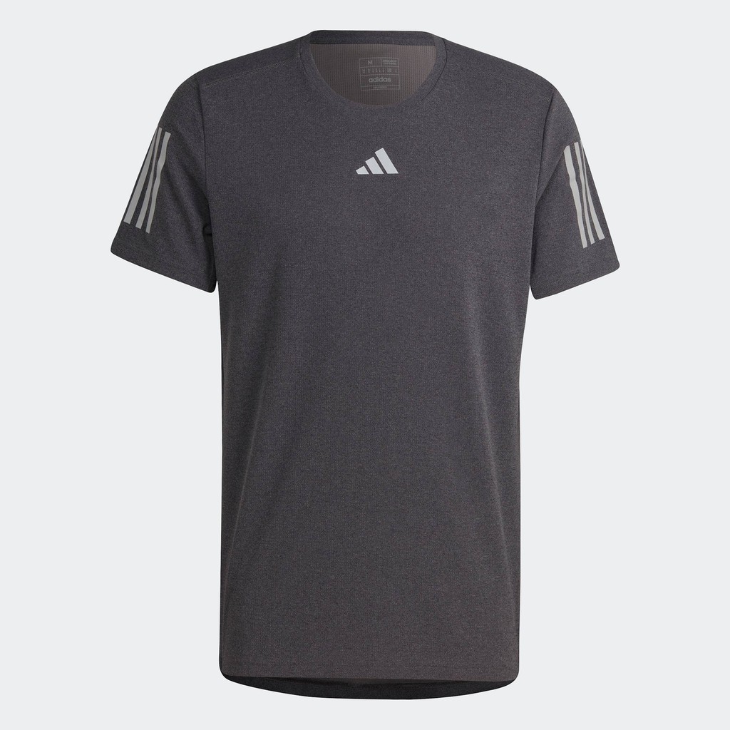 adidas Running Own the Run Heather Tee Men Black HR6617
