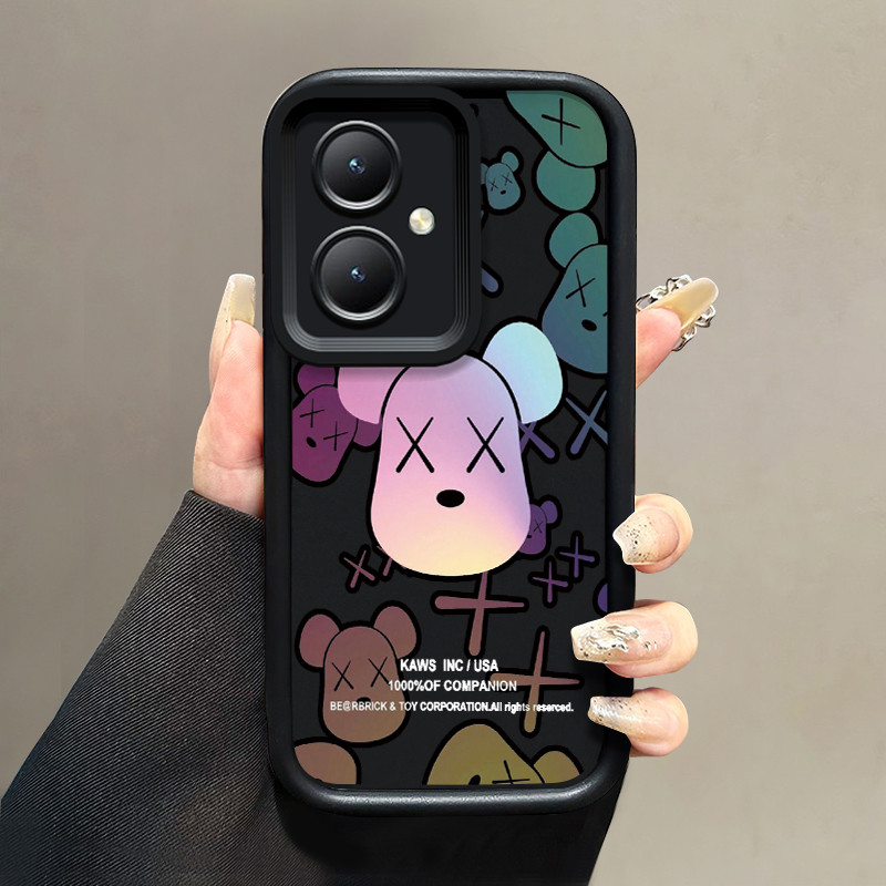 เคสสำหรับ VIVO Y27 4G VIVO Y35+ 5G เคสนิ่มซิลิโคนเคสโทรศัพท์มีลายหมีทันสมัยกันกระแทก