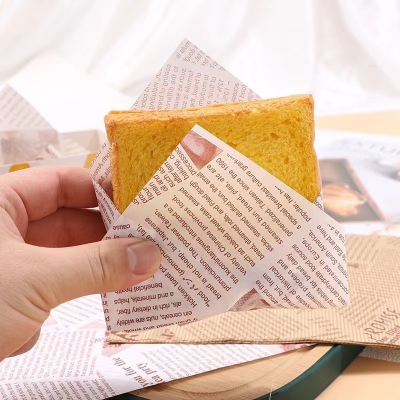 MAYA Coffee กระดาษห่อเบอร์เกอร์ (100ใบ/แพ็ค) ห่อแซนวิช ห่ออาหาร และรองอาหาร ขนาด 28.5×29.5 ซม. Food grade FNKL - รูปที่ 4