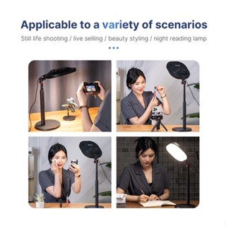 พร้อมส่ง🚚ไฟ LED ตั้งโต๊ะแบบสาย ไฟสำหรับถ่ายรูป ไลฟ์สด สตรีมแ…