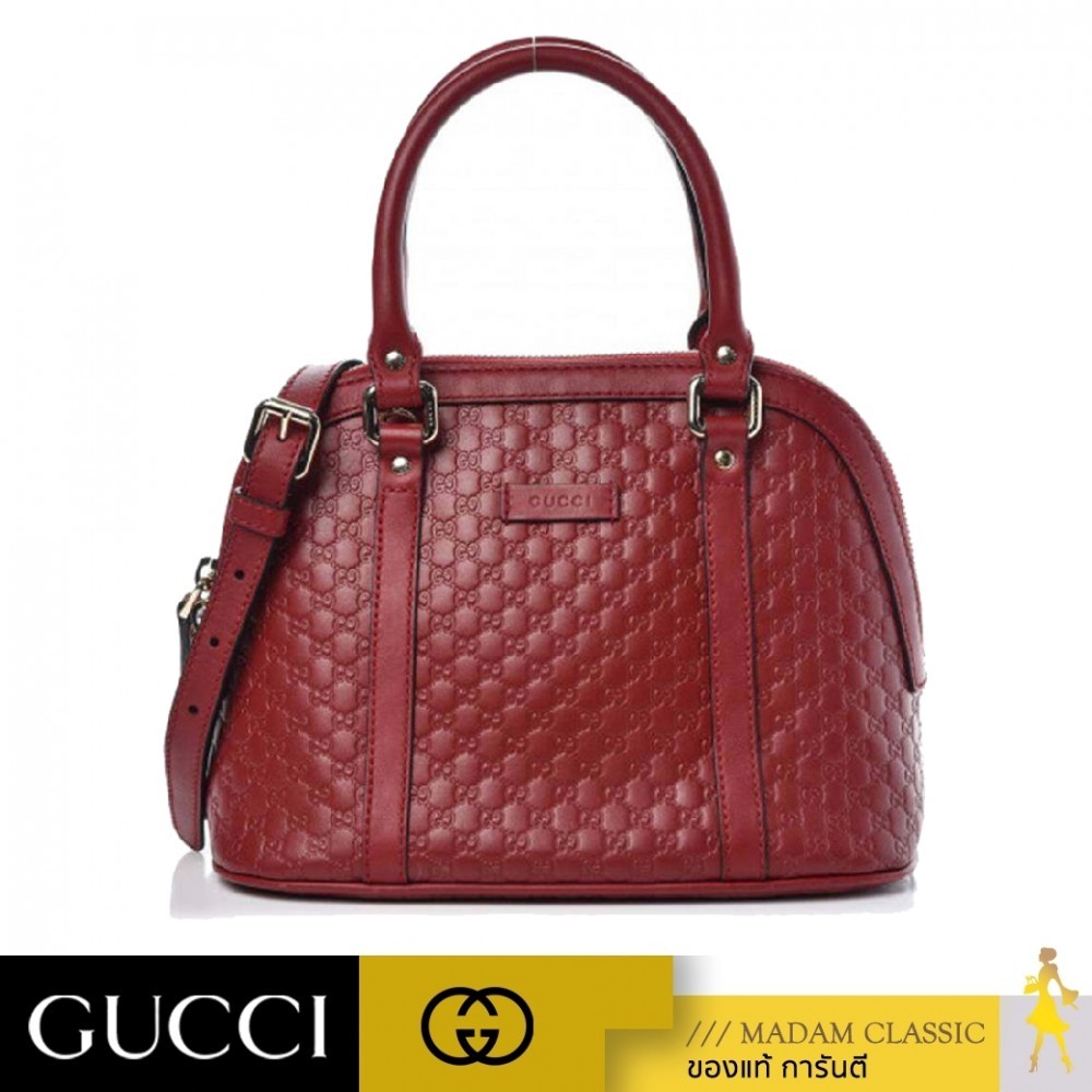 NEW กระเป๋า GUCCI MICRO GUCCISSIMA MINI DOME (RED)