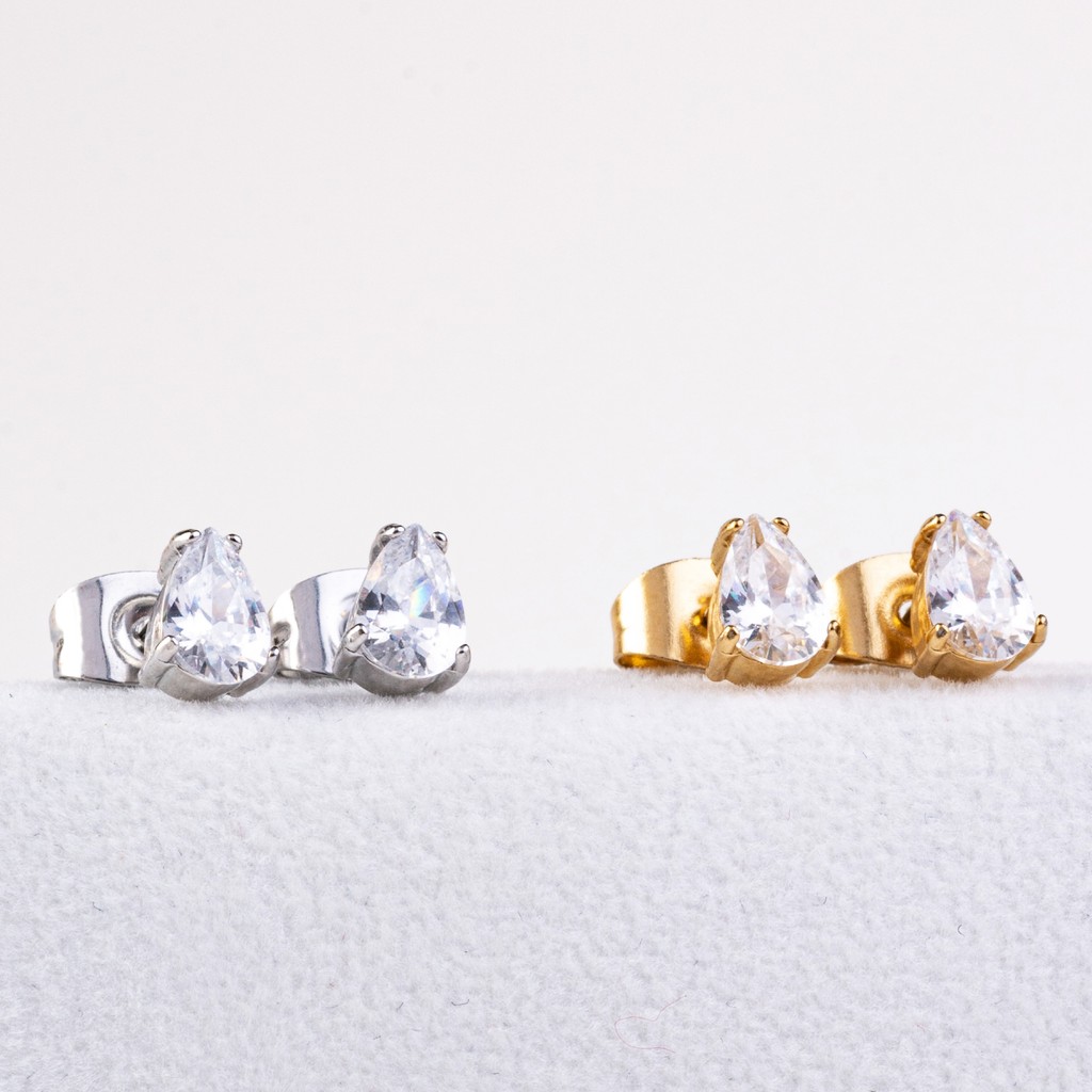 Valichain - Petite Gem Pear Ear Stud