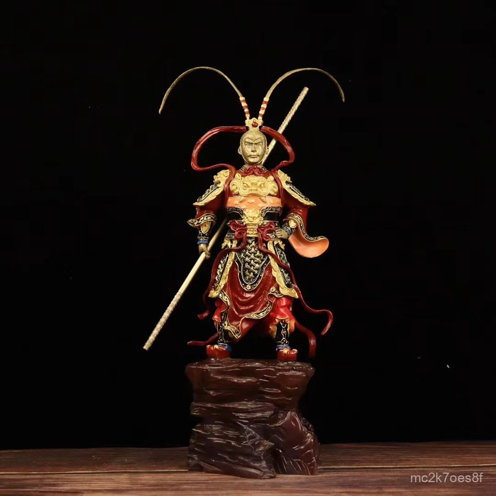 ทองเหลือง Monkey King ของตกแต่งบ้าน Monkey King 9AL2