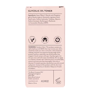Boots Ingredients Glycolic Acid 5% Toner 100 Ml บู๊ทส์ อินกรีเดียนส์ ไกลโคลิค แอซิด 5% โทนเนอร์ 100 มล.
