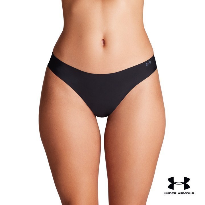 Under Armour Women's UA Pure Stretch 3-Pack No Show Thong