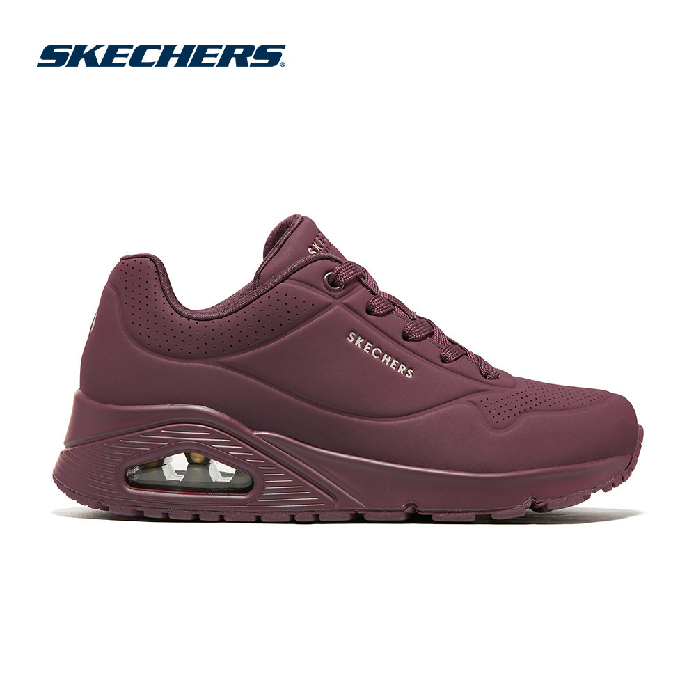 Skechers สเก็ตเชอร์ส รองเท้า ผู้หญิง Street Uno Shoes - 73690-PLUM