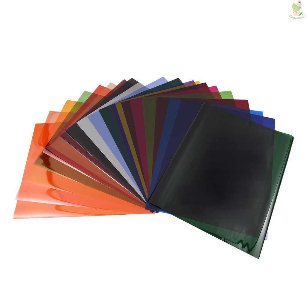 ชุดแผ่นกรองแสง สีใส ขนาด 9.8*6.6 มา 1121 20 ชิ้น