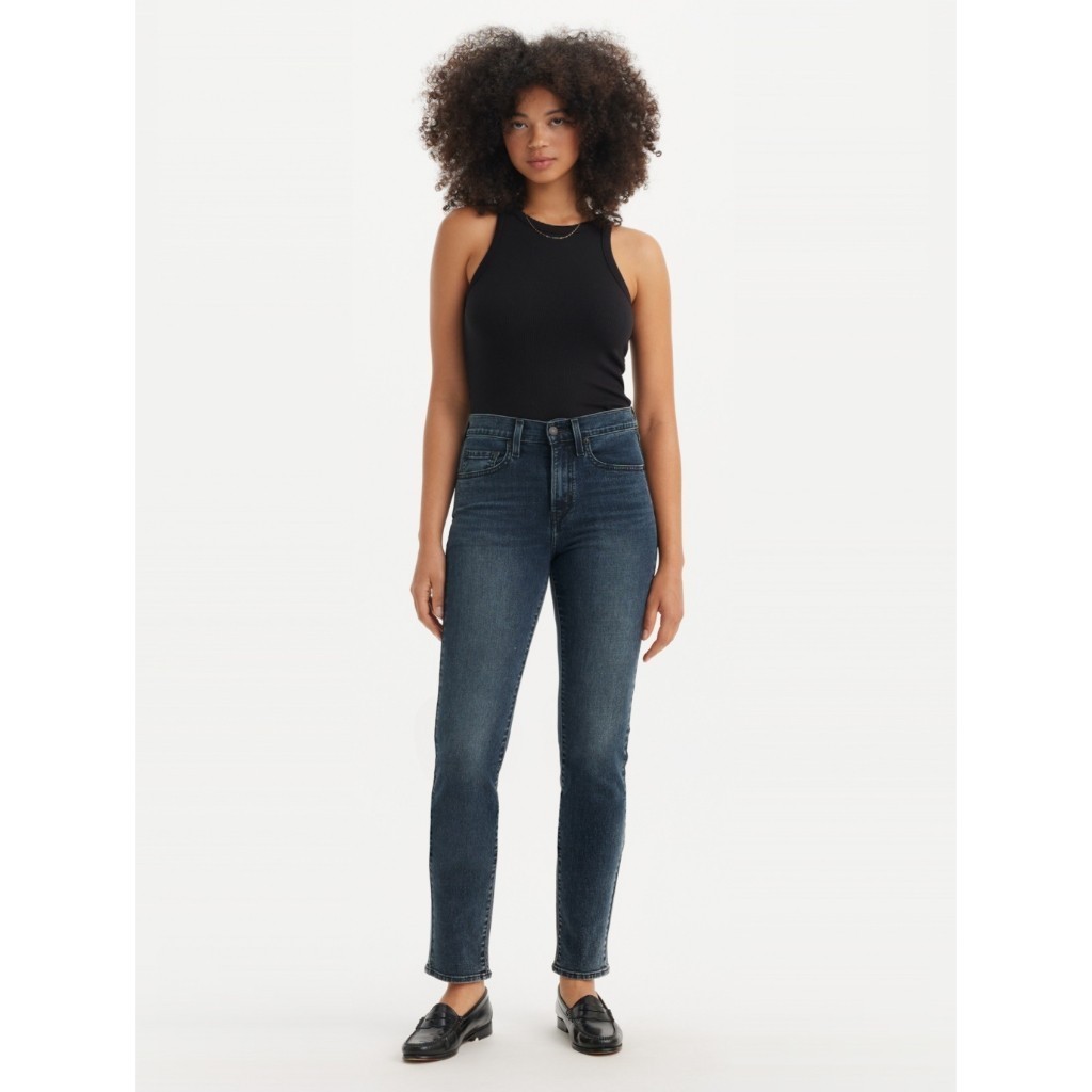 กางเกงยีนส์ Levi's® Women's 724 High-Rise Straight Jeans