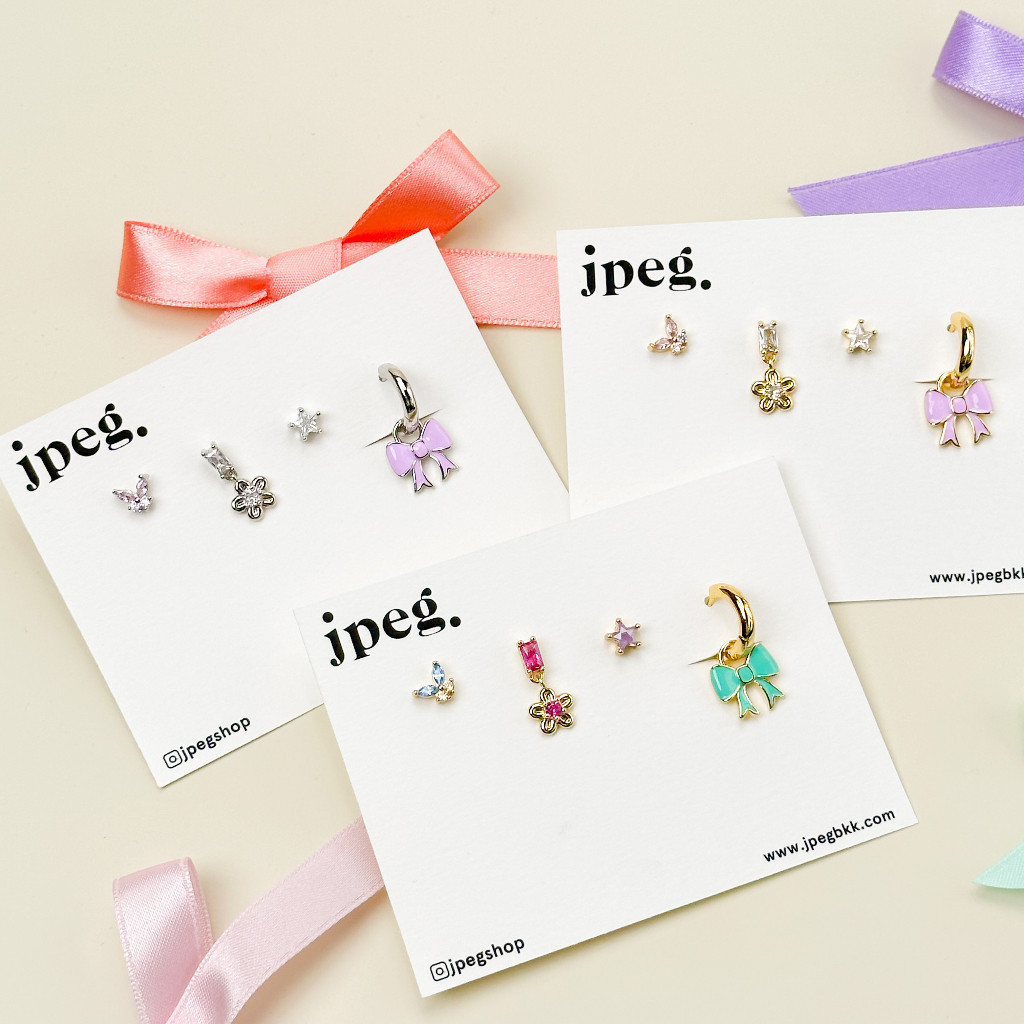 JPEG - Sweetie Earring Set เซตต่างหู