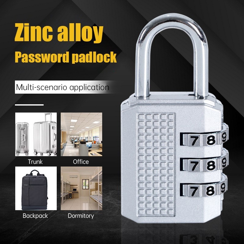 😍COD😍1ชิ้นล็อคกระเป๋าเดินทางกระเป๋าเดินทางขนาดเล็กรวมกันล็อคแบบพกพาขนาดเล็กล็อค