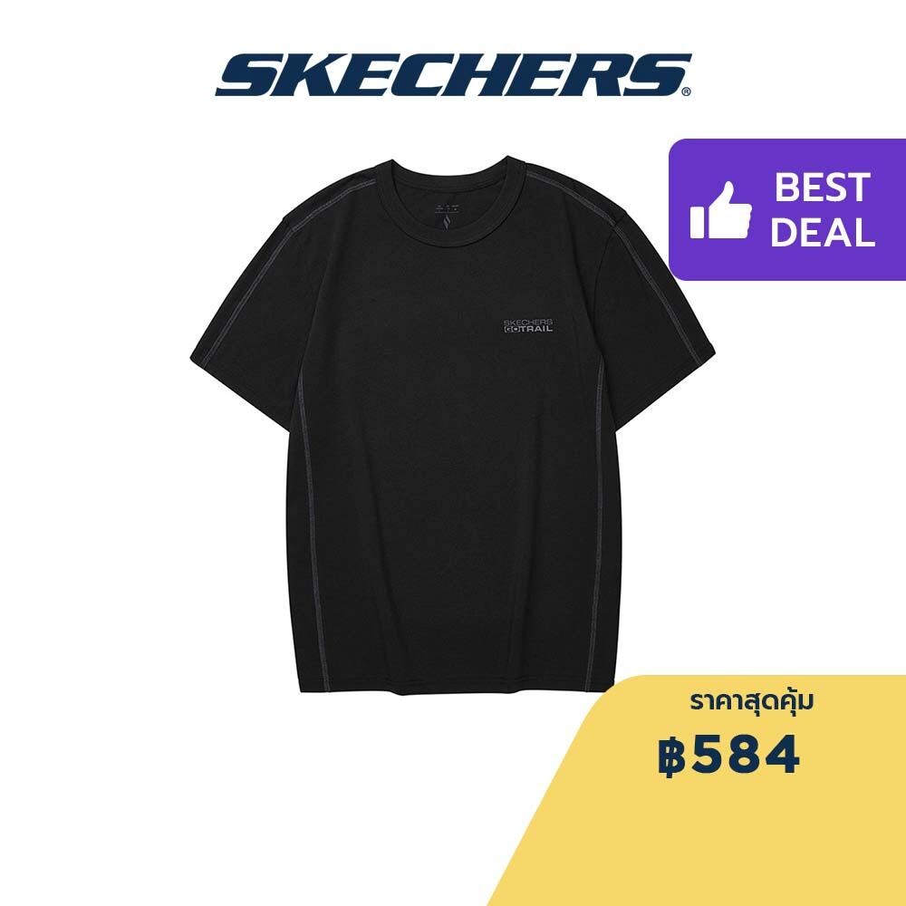 Skechers สเก็ตเชอร์ส เสื้อยืดแขนสั้นผู้ชาย Men Short Sleeve Tee Apparel - L324M012-0018
