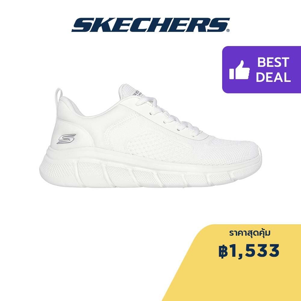 Skechers สเก็ตเชอร์ส รองเท้าผู้หญิง Women Bobs B Flex Bobs Sport Shoes - 117326-WHT