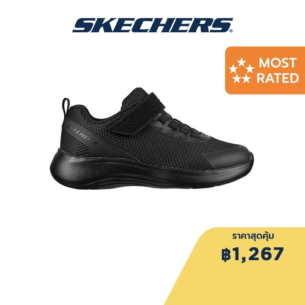 Skechers สเก็ตเชอร์ส รองเท้าเด็กผู้ชาย Boys Selectors Dorvo Shoes - 403766L-BBK Lightweight, Machine Washable