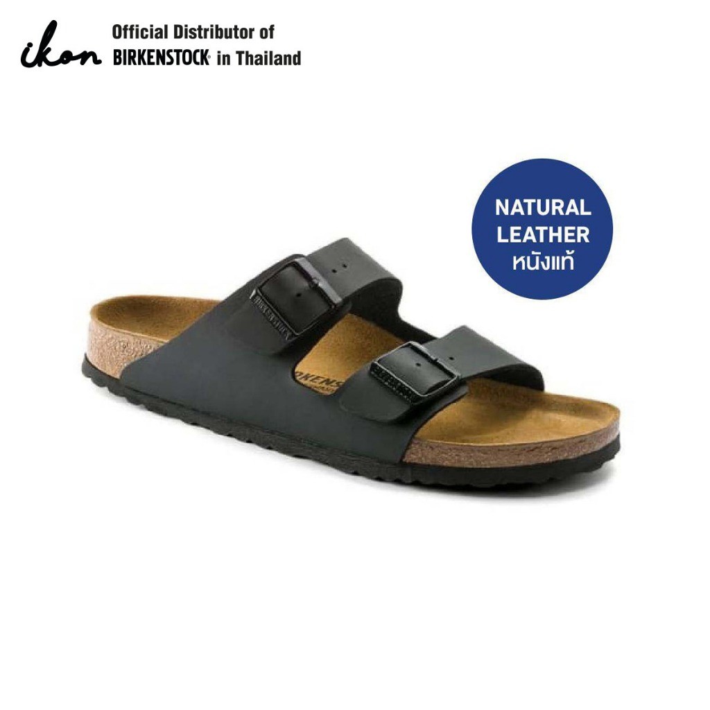 BIRKENSTOCK Arizona NL Black รองเท้าแตะ Unisex สีดำ รุ่น 51191 (regular)