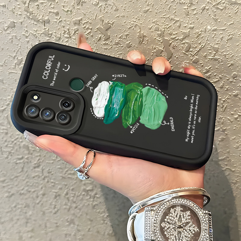 เคสสำหรับ Realme 7i Realme C17 เคสรักเคสโทรศัพท์