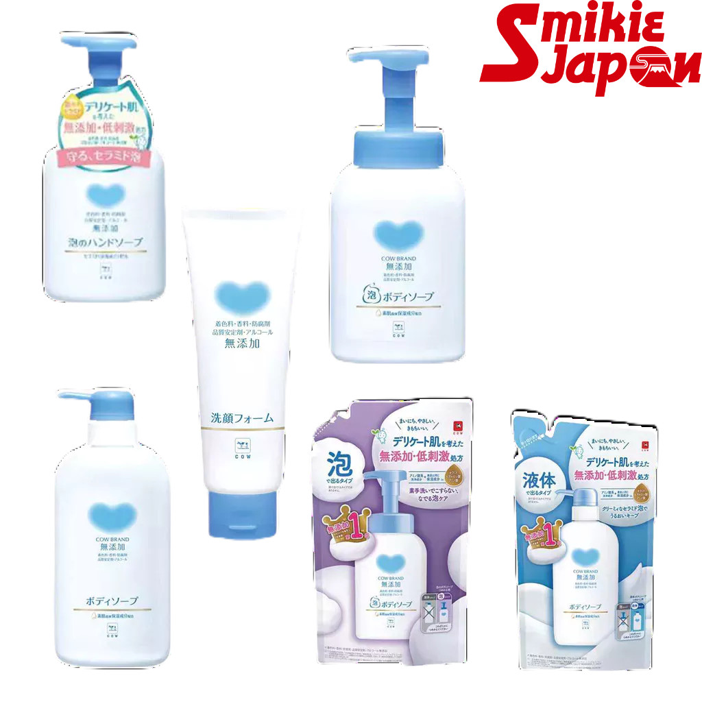 Cow Brand โฟมล้างหน้า Additive Free 120G Foaming Hand Soap 360Ml Refill 320Ml Body Soap Refill 380Ml Bottle 500Ml Body Soap Refill 450Ml Direct From Japan