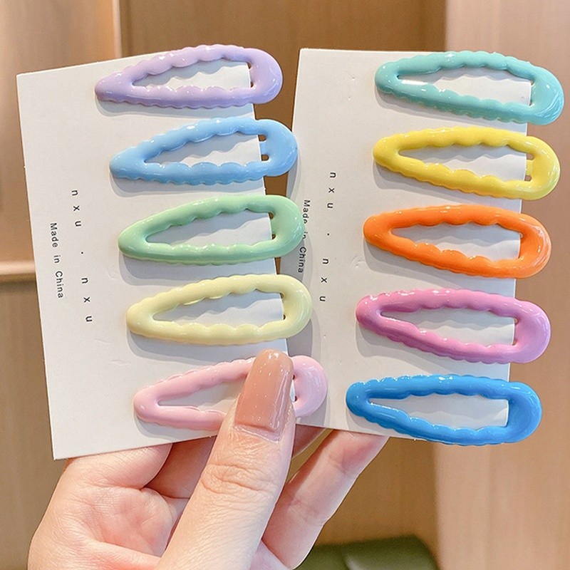 candypop สีลูกกวาด Water Drop Wave BB คลิปผู้หญิงน่ารักที่ละเอียดอ่อนด้านคลิปฤดูร้อนกิ๊บติดผมขนาดเล็ก