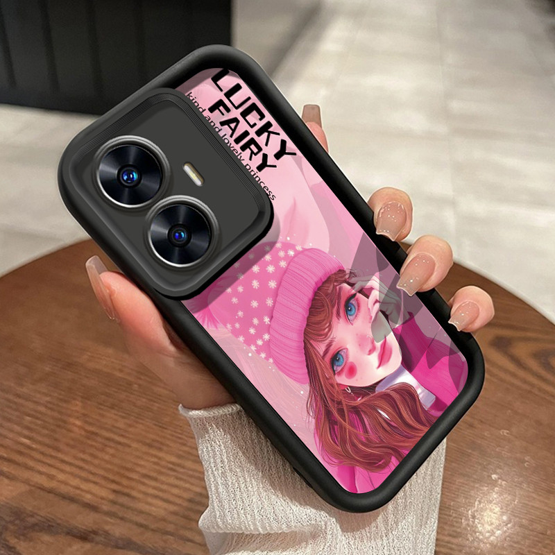 เคสสำหรับ Realme C55 Realme Narzo N55 เคสโทรศัพท์แฟนวัยรุ่นน่ารักมาก