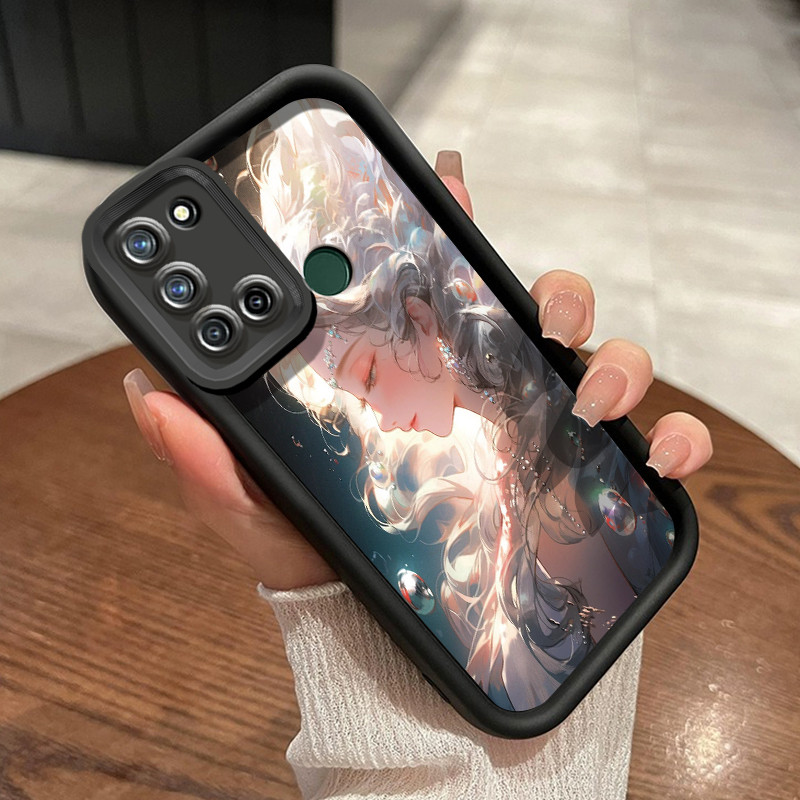 เคสสำหรับ Realme 7i Realme C17 เคสโทรศัพท์เป็นคู่อะนิเมะ