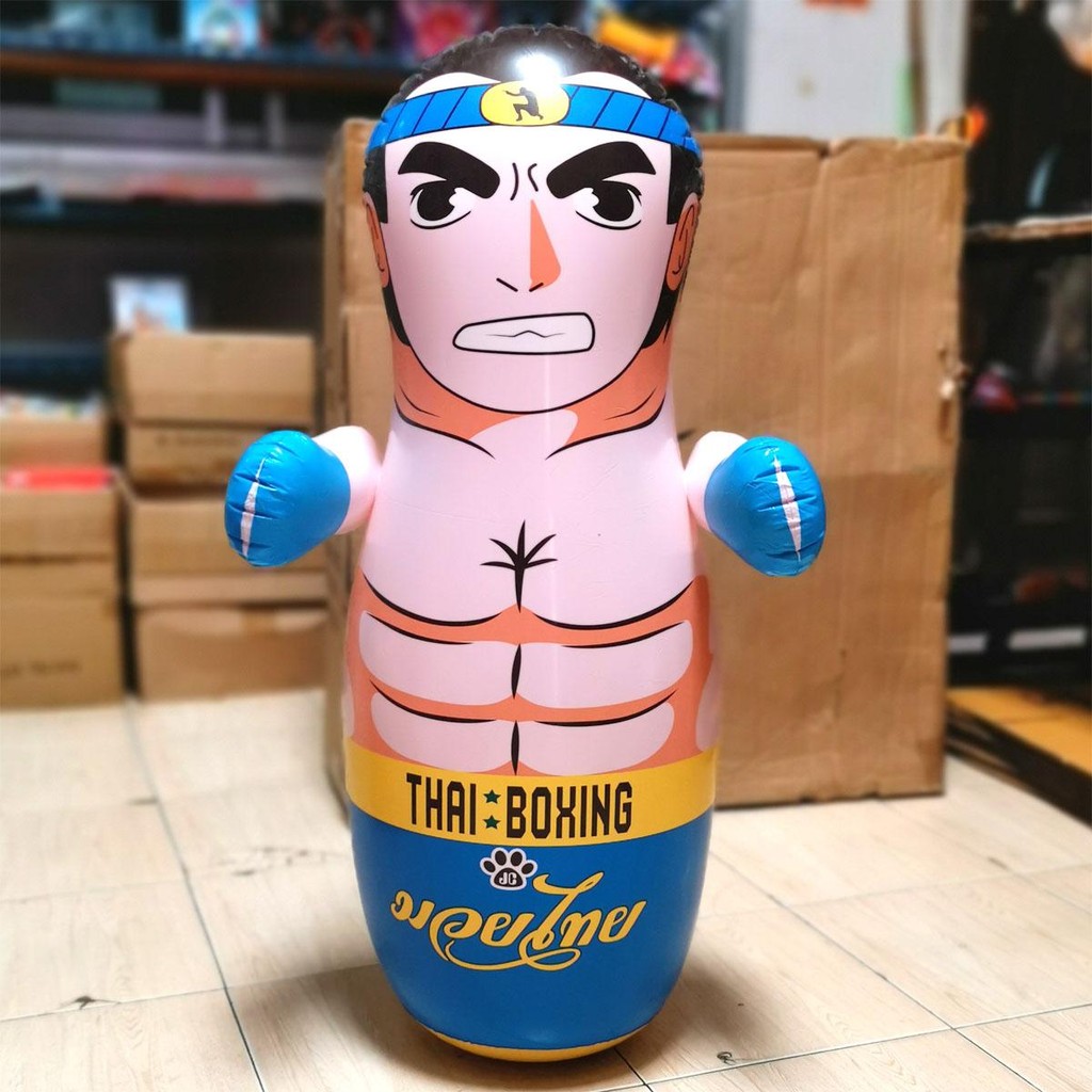 BKLTOY ตุ๊กตาล้มลุก ล้มลุกนักมวย ล้มลุกมวยไทย สูง86ซม. ฐานทราย คละแบบ BY061 - รูปที่ 3