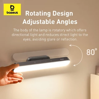 Baseus โคมไฟติดผนังแบบไร้สาย รุ่น Magnetic Stepless Dimming Charging Desk Lamp