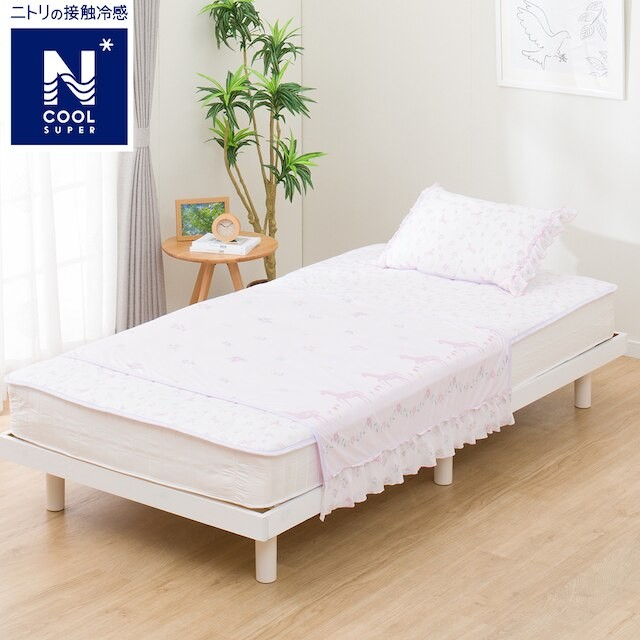 NITORI ผ้าห่มบาง N-COOL SP HALF TOWEL BLANKET PI YK01 C-G รูปที่ 2