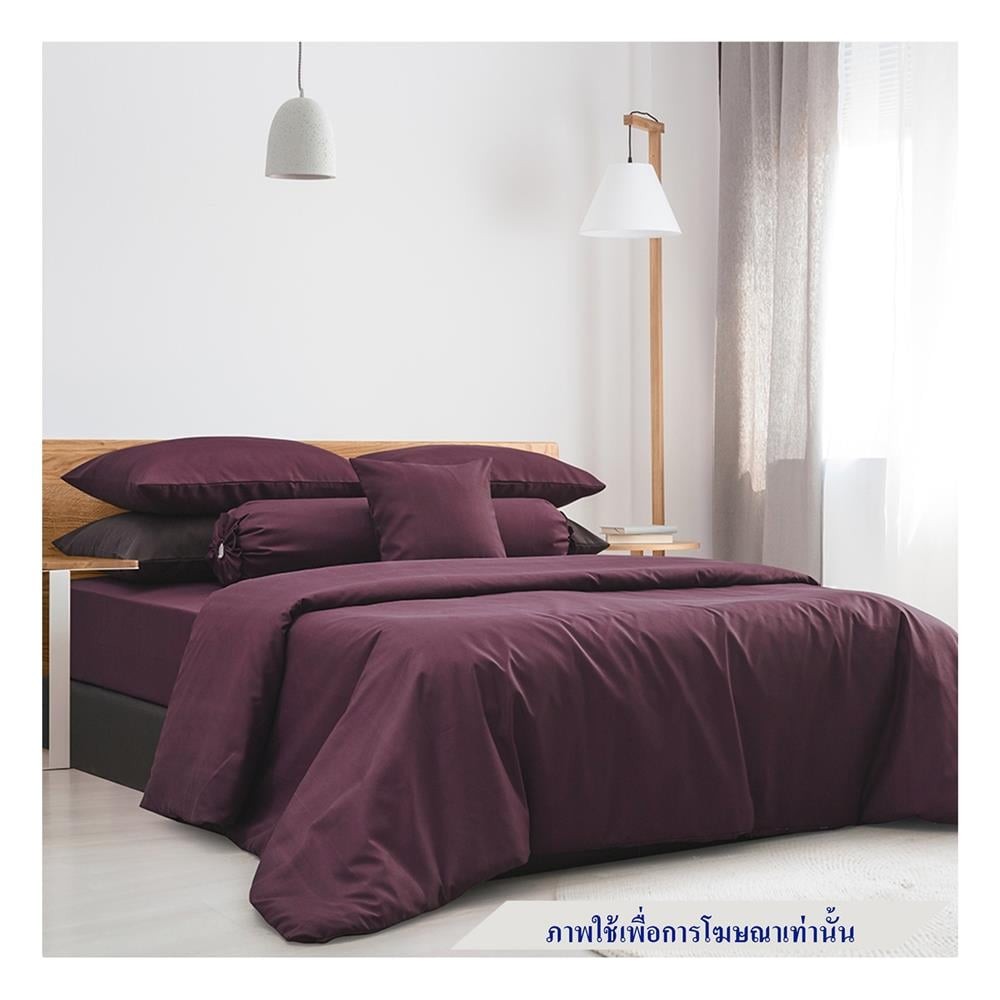 ชุดผ้าปูที่นอน 6 ฟุต 5 ชิ้น FACINO SOLID SF070 เครื่องนอน ผ้าปูที่นอน BEDSHEET SET 6FT 5PCS FACINO S