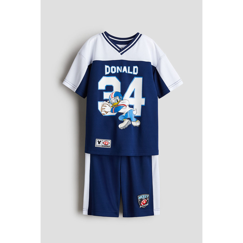 H&M ชุดเข้าเซตพิมพ์ลายแพ็ก 2 ตัว Boys 2-piece printed set 1142273_2
