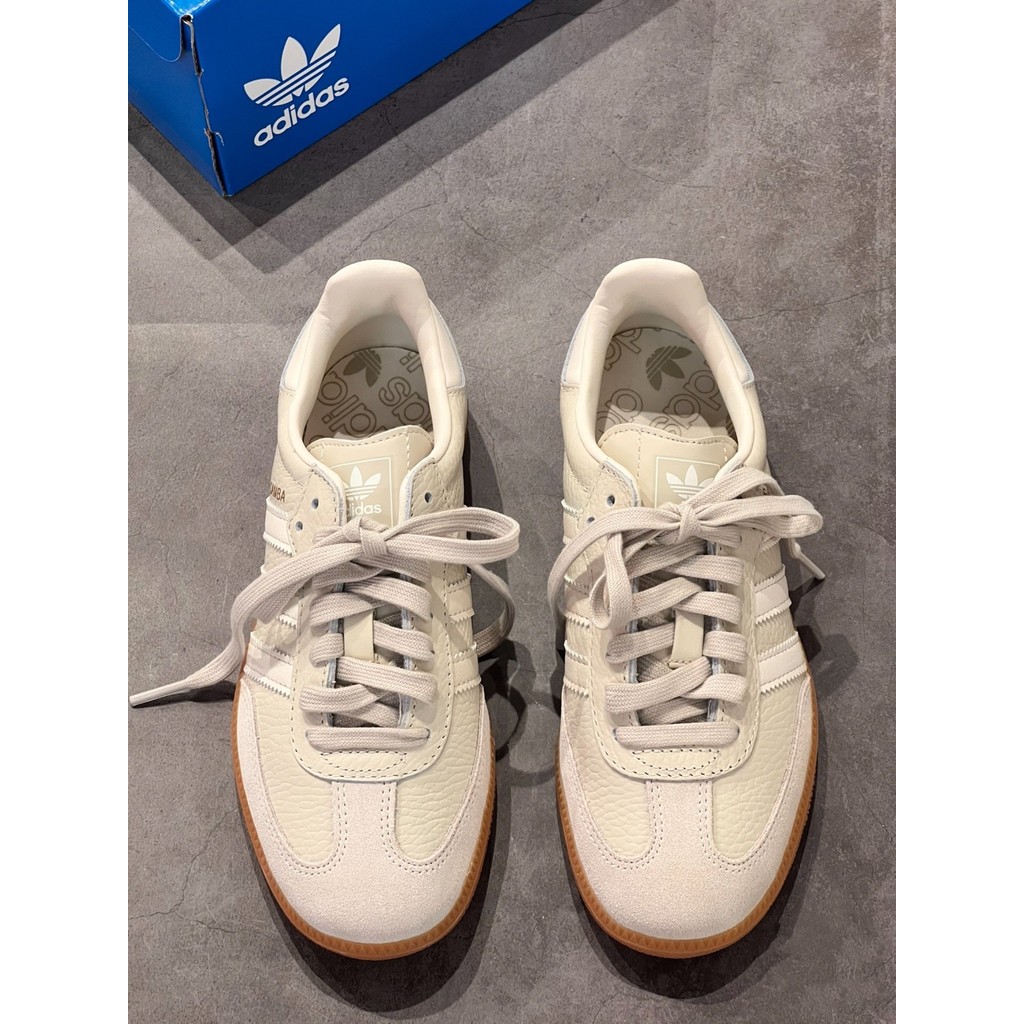 (ของแท้ 100%) adidas originals Samba og รองเท้าผ้าใบลำลองและสบายสำหรับผู้ชายและผู้หญิง