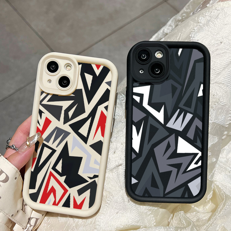 เคสสำหรับ Samsung Galaxy A33 5G A34 5G A53 5G A54 5G A23 A32 เคสนิ่มซิลิโคนเคสโทรศัพท์มีลายรูปทรงเรขาคณิตกันกระแทก - รูปที่ 7