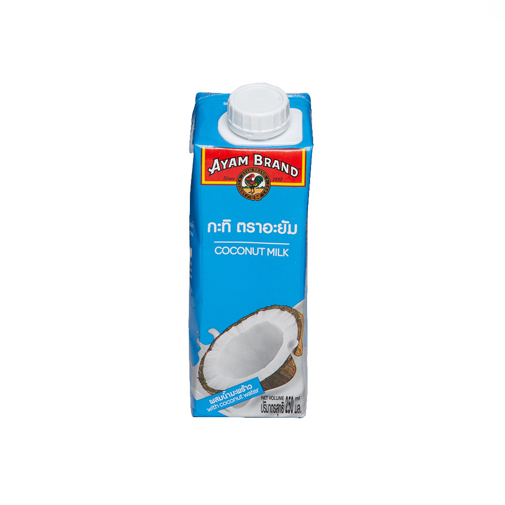 🐉 อะยัม กะทิ 250 มล. ✨ AYAM COCONUT MILK 250ML. 🏮 เครื่องปรุงรสและเครื่องเทศ